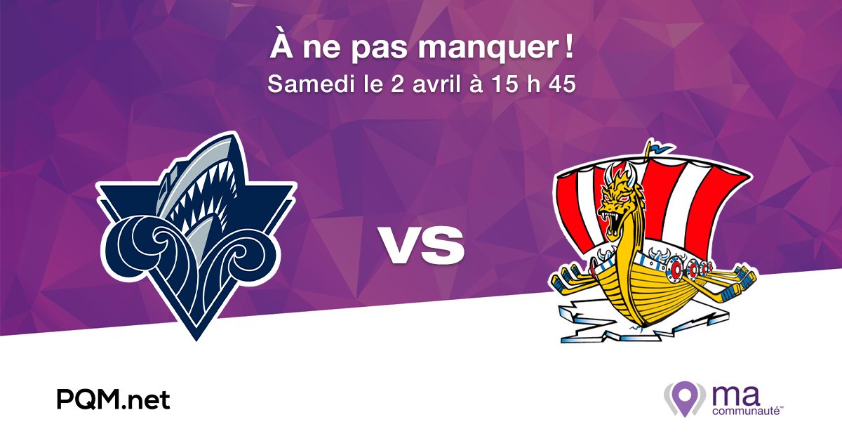 PQMnet's tweet photo. Samedi, 2 avril à 15 h 45 - Télédiffusion sur #maCommunauté #TV @oceanicrimouski VS @DrakkarBAC - Télédiffusion HD propulsée par @PQMnet
//
🏒 🥅 🎥 📡 🖥👍 😀
//
#PQMnet #LHJMQ #hockey #multicameraproduction #webcasting #streaming #webdiffusion #sportsbroadcasting @LHJMQ https://t.co/e5Ie1nq40r