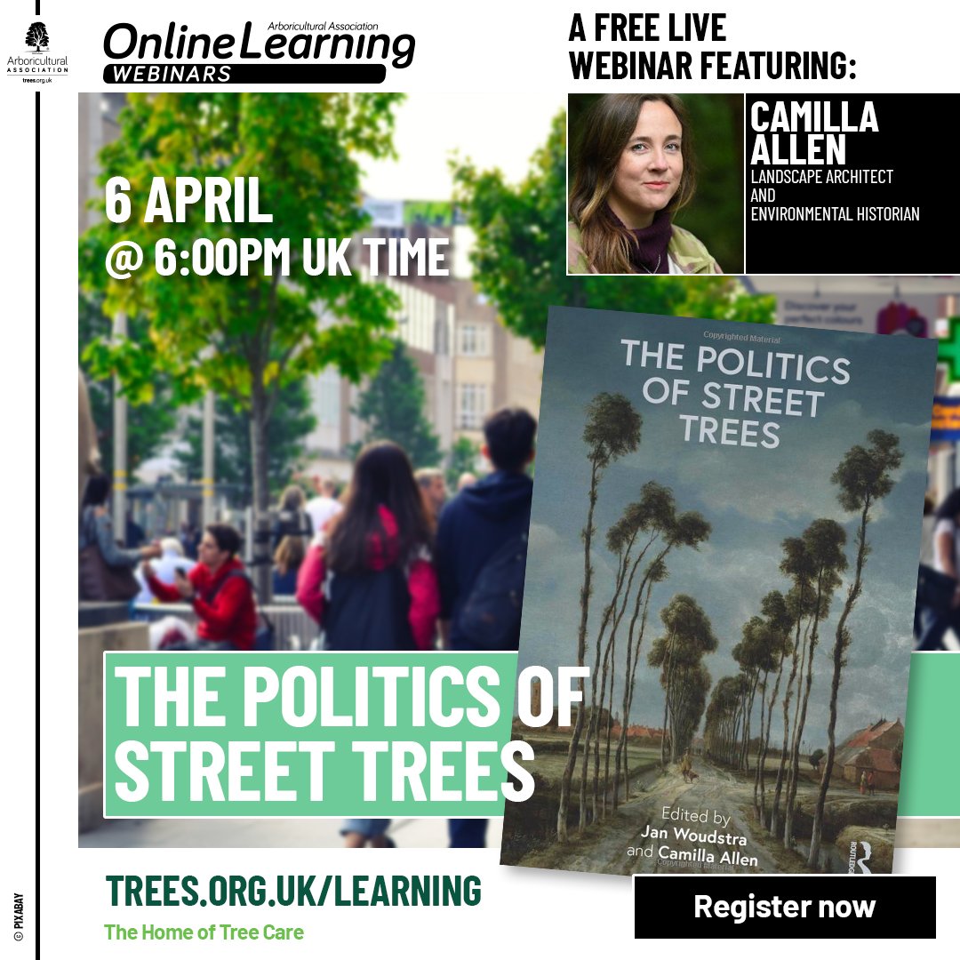 CamillaAllen's tweet image. On Wednesday I am going to be talking to the @ArbAssociation about #ThePoliticsofStreetTrees and I am looking forward to it already. #StreetTrees #StreetTreesMatter