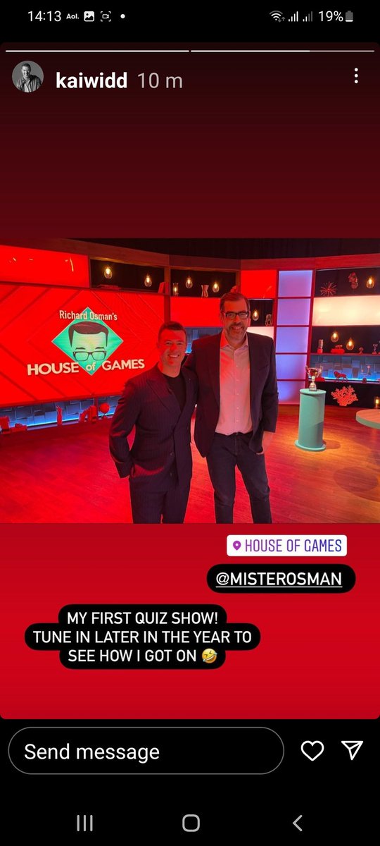 Fingers on buzzers: will Kai do better than his partner? Only one way to find out... watch #HouseofGames later this year. #TeamKJ #CompetitiveCouple