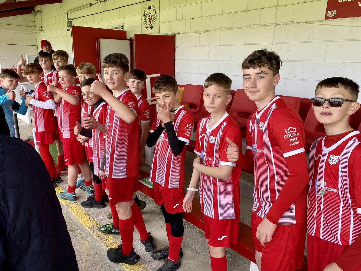 Proud to be mascots for <a href="/HolywellTownFC/">Holywell Town Football Club</a>  #wellmen today ⚽️