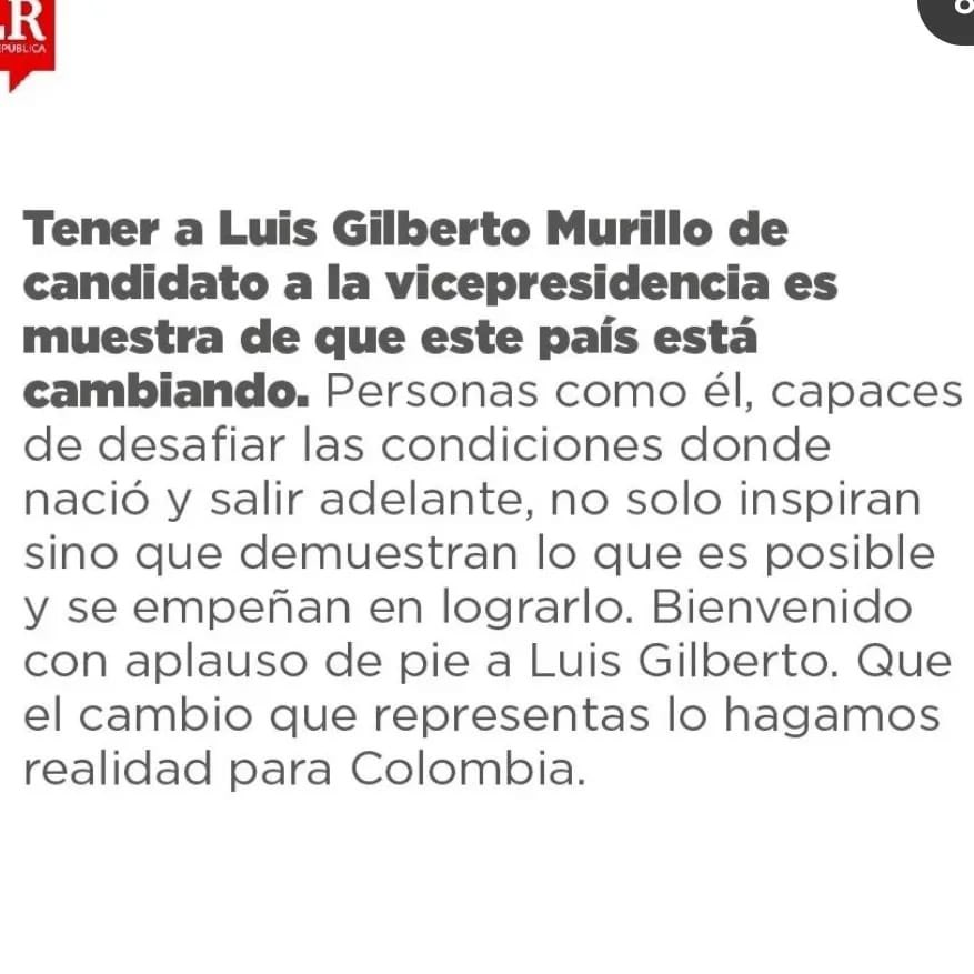 SoyRenaciente's tweet photo. La experiencia, el conocimiento y el mejor perfil para ser vicepresidente. #MiViceEs @LuisGMurillo https://t.co/Nb2dn4kOZu