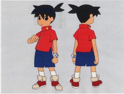 Medabots was my favorite Pokémon esque anime when I was a kid and I now that I'm older I still really love the designs on this show, the lineart is pretty angular and simple, but still so stylish and youthful. Medabee (the robot) is such a top tier design 