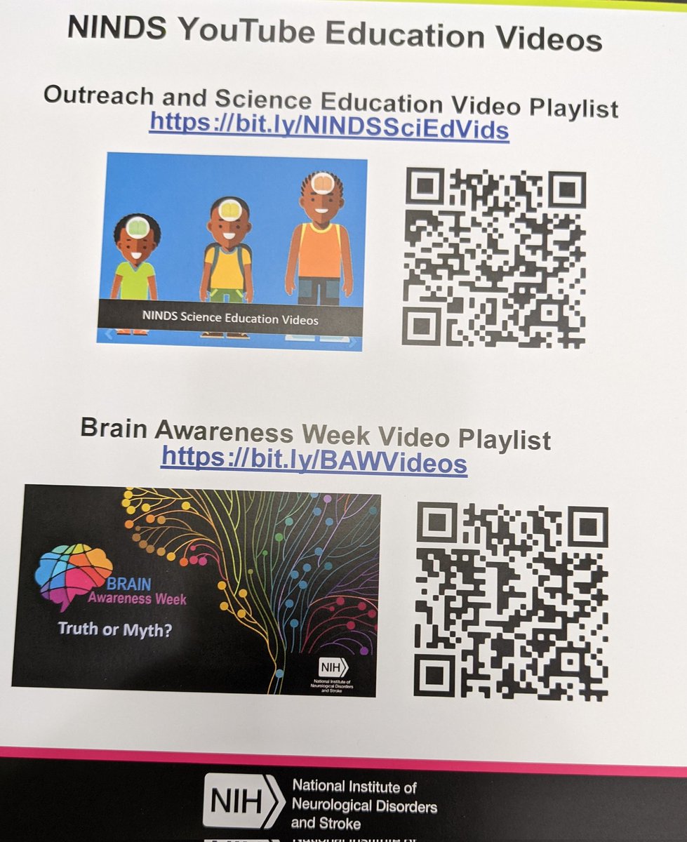 Saturdays morning session with NIH NINDS learning about all these amazing resources for our Students #NSTA22 #cmiacademics