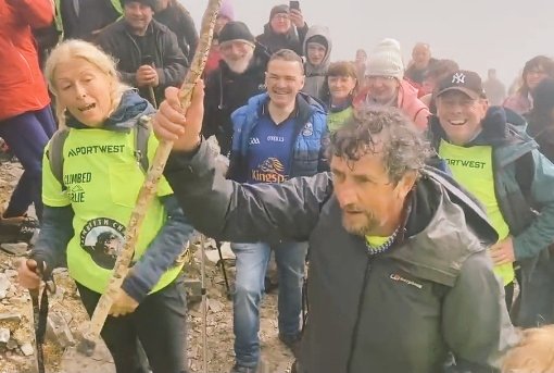 Helenos77's tweet image. Not all hero's wear capes but today @charliebird49 United a whole country. #ClimbWithCharlie one of the most positive movements ever. Thank you Charlie &amp;amp; Claire @PhelanVicky you haven't left my mind all day🥰
Out of a Mountain of despair came a stone of Hope - Martin Luthar King