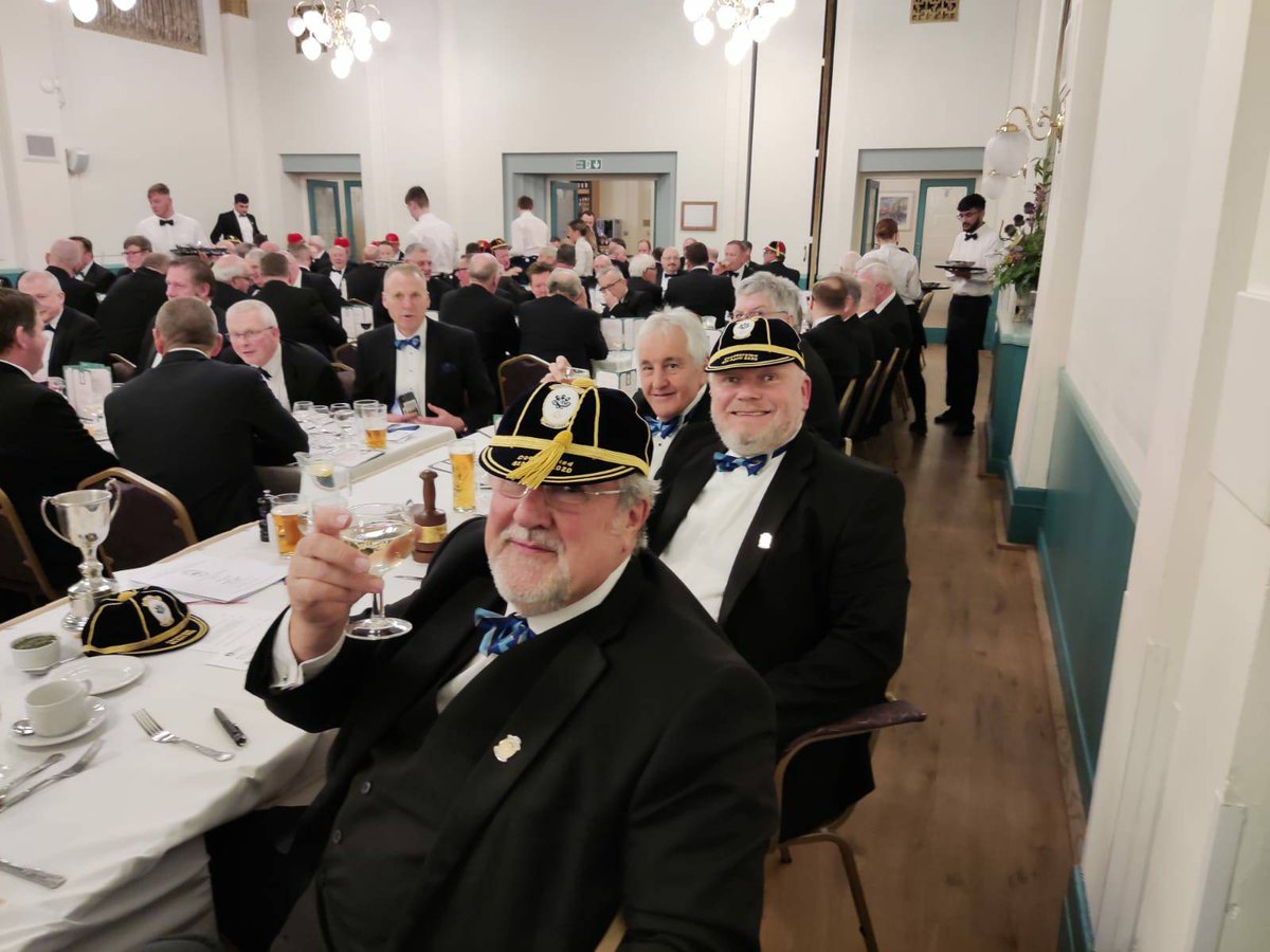 It's official, the Union of Rugby Lodge No.9989 has been consecrated. 🎉
Here we have our IPM W.Bro. Paul Toon our Primus Master W.Bro. Daniel Quelch and behind him our PGM R.W.Bro. Peter Kinder.
Photo by our Asst. Secretary W.Bro. Andy Bloice.