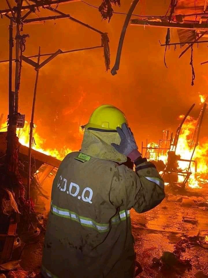 YusufMuhyadinM's tweet photo. 🚨Our National Heroes🚨@SLfireservice 
It is tragic &amp; devastating to see the aftermath of the fire in the market of Waaheen,HGS.Words cannot express our appreciation for each and every single1 in our firefighter dep,national army,government officials,&amp;SL citizens.#SomalilandisONE https://t.co/a8XRT9x93F
