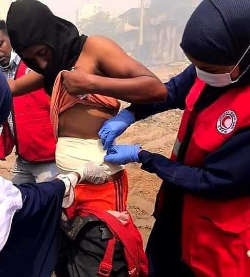 YusufMuhyadinM's tweet photo. 🚨Our National Heroes🚨@SLfireservice 
It is tragic &amp; devastating to see the aftermath of the fire in the market of Waaheen,HGS.Words cannot express our appreciation for each and every single1 in our firefighter dep,national army,government officials,&amp;SL citizens.#SomalilandisONE https://t.co/a8XRT9x93F