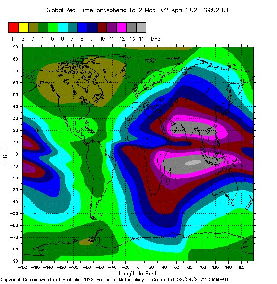 Global Optimum NVIS Frequency Map Based Upon Hourly Ionosphere Soundings via https://t.co/6WcAAthKdo #hamradio https://t.co/yKo6LW08mO