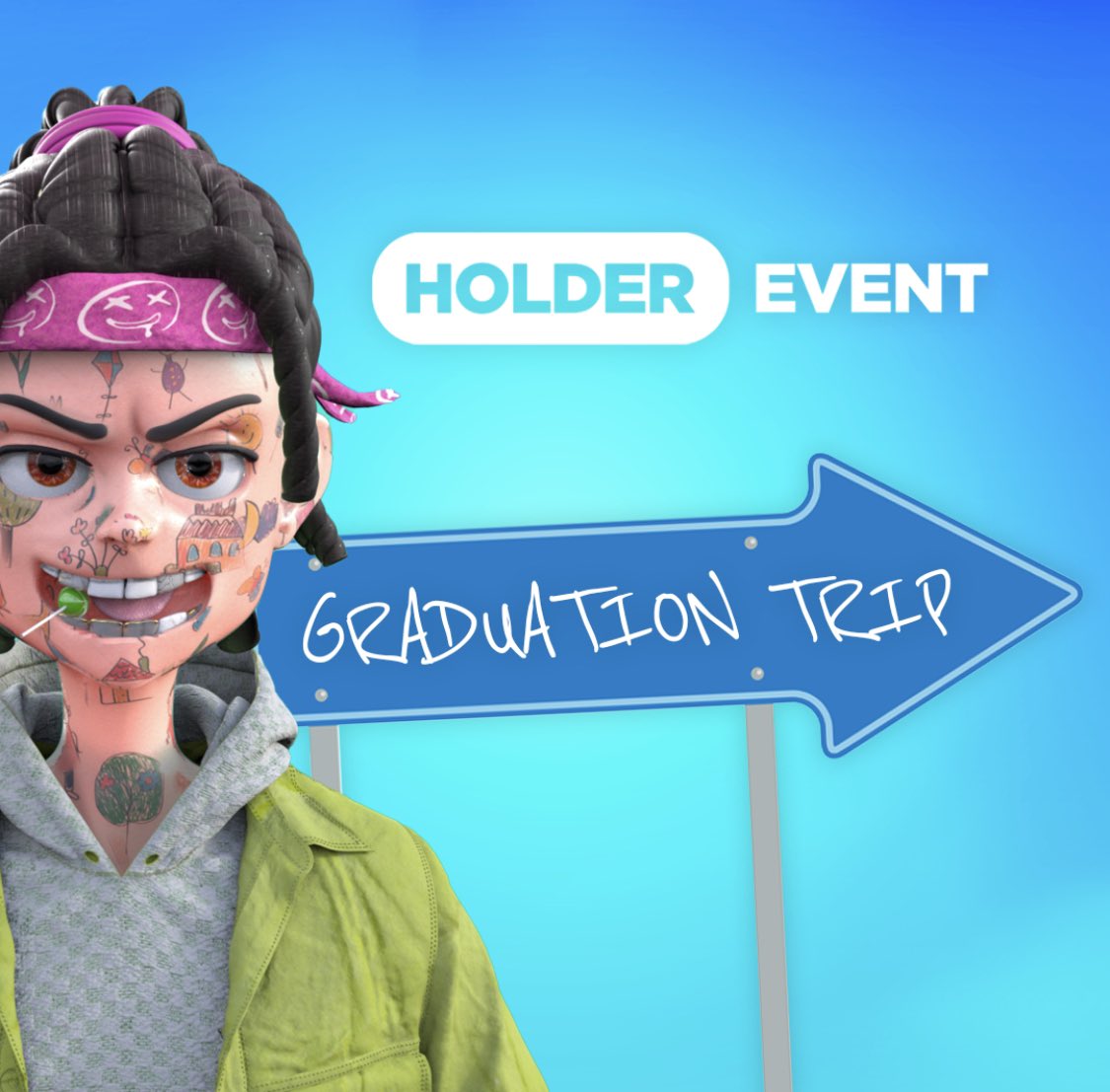 PourThatLean's tweet photo. Hey Rude Kidz !

We just started phase 2 of our “Graduation Trip” Holder Event. 

Want to find out more or be a part of it?   

Join our discord 🔥
#WhySoRude #StayRude #NFT https://t.co/Ez1RUQYXAo