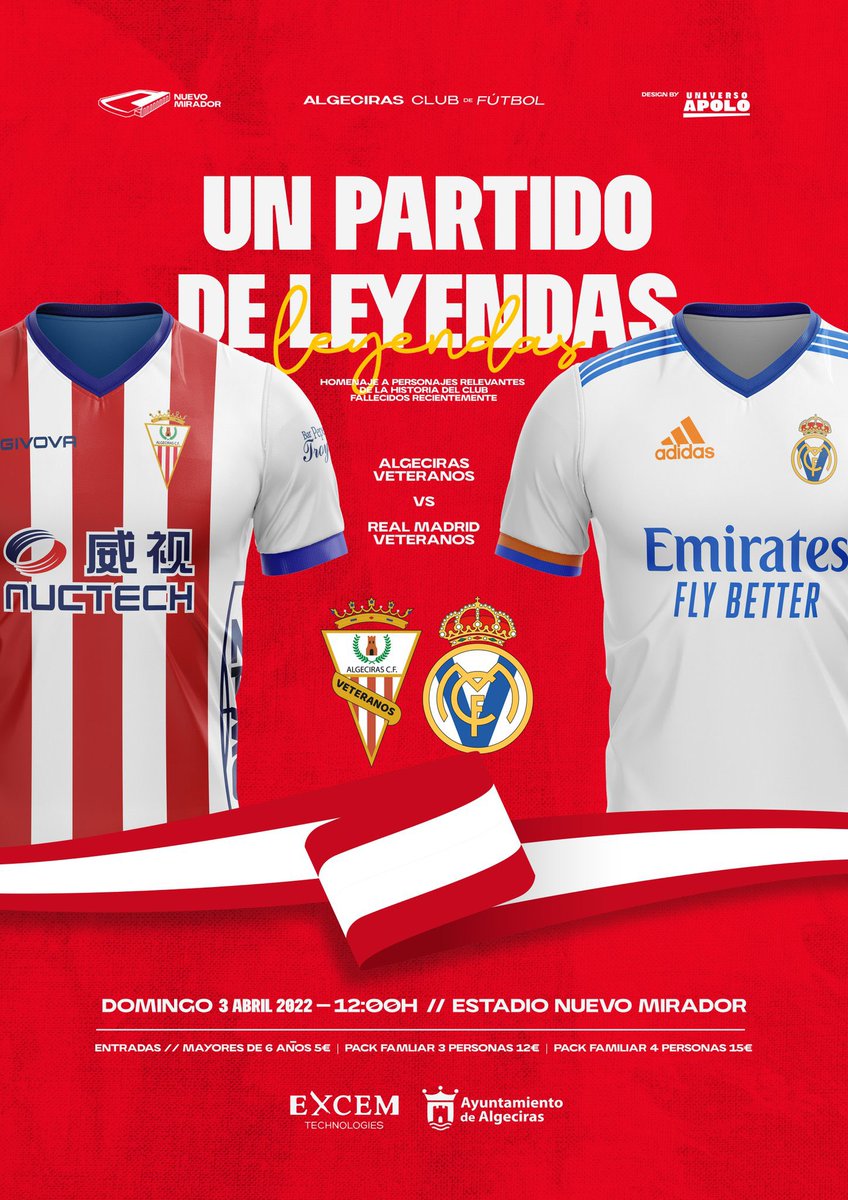 📆 #AgendaDeportivaFEAFV 

📅Sab,2  11,30h #PartidoAmistoso <a href="/LUDveteranos/">Levante UD Veteranos</a>🆚<a href="/iberos_cf/">Iberos CF</a> 
📍C.Dpva. #Buñol

📅Sab,2, 17,30h Vet. <a href="/Coria_CF/">Coria CF</a>🆚Veteranos <a href="/RBL1912/">Real Balompédica Linense</a> en #PartidoHomenaje "Quichi"
📍<a href="/aytocoriario/">Ayto. Coria del Río</a>

📅D.3, 12h #PartidoLeyendas <a href="/AlgecirasCF/">Algeciras CF</a> 🆚 <a href="/VeteranosRM/">Veteranos Realmadrid</a>  
📍<a href="/aytoalgeciras/">Ayto. de Algeciras</a>