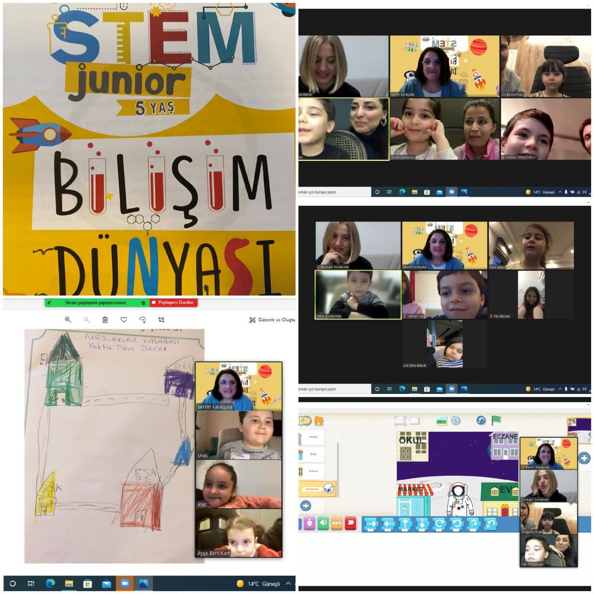 Bahcesehir_Sam's tweet image. Hazırlık Sınıfı gruplarımız,
Stem Junior “Bilişim Dünyası “temasında Mars’ta 
 yaşam merkezlerinin bulunduğu kasabayı kurdular.
Online platformda ailelerine, hazırladıkları haritalarını  sundular.
#STEMjunıor #STEMgelecektir @ErkenCocukluk @SencerCorlu