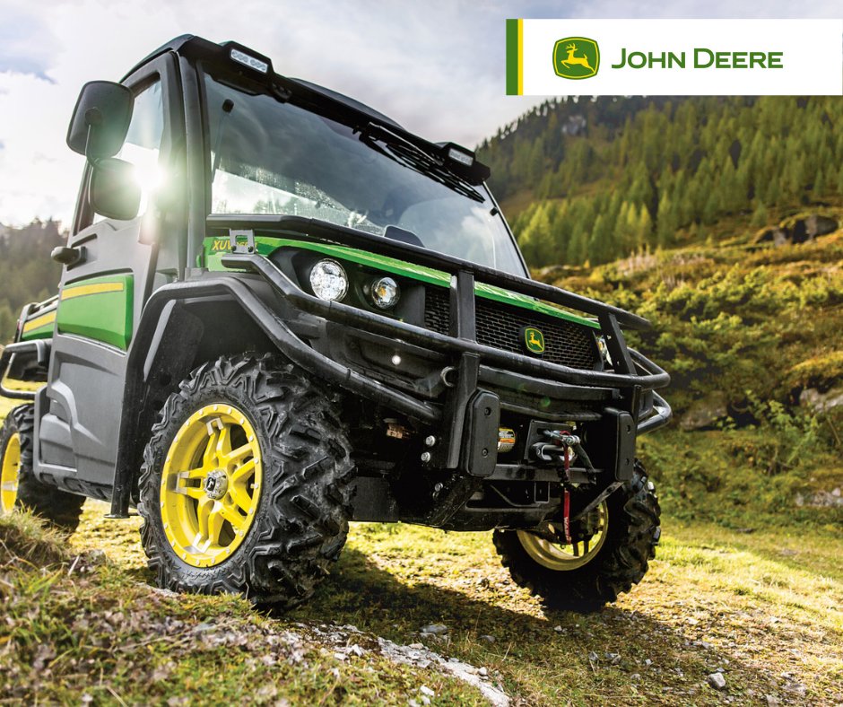 BalmersSales's tweet photo. John Deere Gators - fun to drive, practical to use &amp; in-stock at Balmers GM 🐊

#workdonewell #johndeere #gator #feelthedifference https://t.co/VT5dqZCGRg