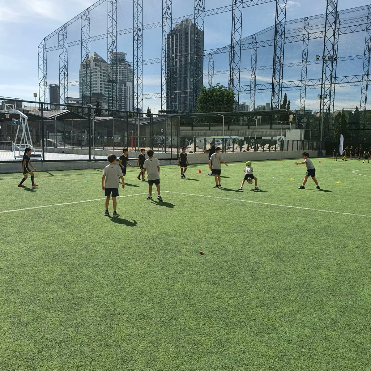 BKPSSport's tweet photo. Amazing morning at St.Andrews. @bangkok_prep had 3 U11 &amp; U9 Rugby teams on show. The development and progress that has been made is phenomenal.
It's fantastic to see the children's knowledge and understanding of the game grow.
Can't wait to see even more in Rugby training in T3! https://t.co/xRdiSdjcOV
