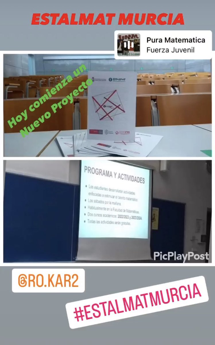 jlriosc's tweet photo. Hoy comienza un Nuevo proyecto #EstalamatMurcia https://t.co/xh6lwhdJNh