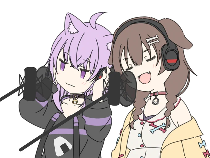 おかころのU&amp;I、良い
#絵かゆ 
#できたてころね 