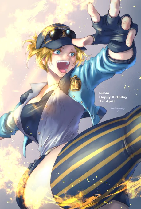 一日遅れッ

4月1日はストリートファイターシリーズのルシアさんの誕生日です。
おめでとうございます!🎂👮🔥
デフォルトコスとクリスマスコスが好きです(๑′ฅฅ‵๑)ウフフ🐰
#StreetFighter
#格ゲーキャラ描こうぜ 