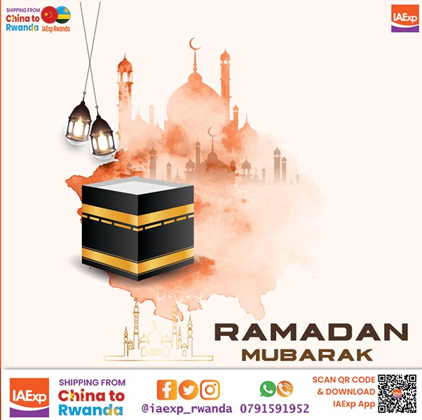 IAExpRwanda's tweet photo. Ramadan  Mubarak from IAExpRwanda🙏🏼🙏🏼
#IAEXP #IAEXPRWANDA #shipping #rwanda #kigalirwanda #eidmubarak #eiduladhamubarak #eidaladha #muslim https://t.co/gKnm4TBhhd