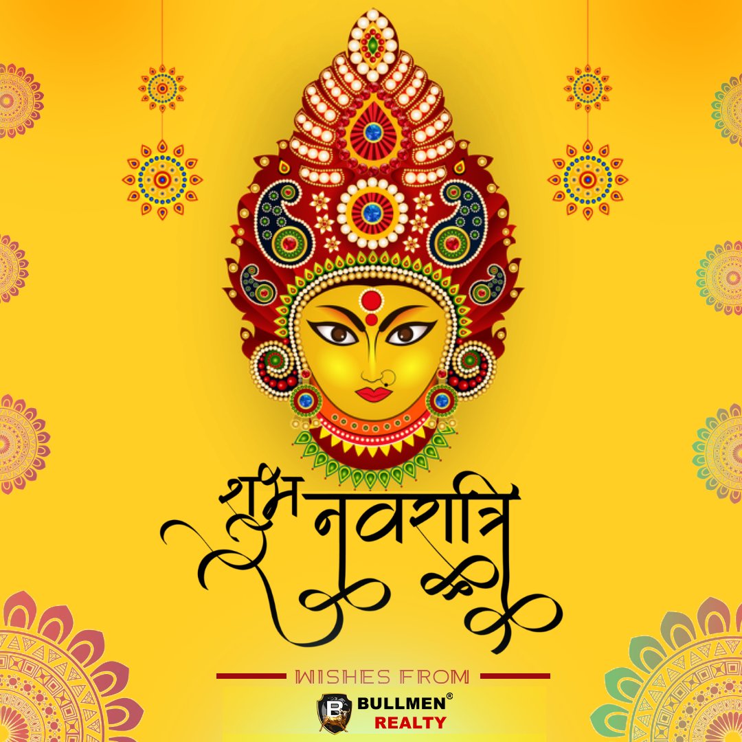 BullmenRealtyIN's tweet photo. On the auspicious occasion of Navratri, We pray, may Maa Durga bless all with peace, happiness, prosperity and success.
Wish you and your loved ones "Happy Navratri"
-Bullmen Realty
#navratri #navratra #navratrifestival #bullmen #propertyconsultants #realestate #bullmenrealty https://t.co/3tGMLFPStl