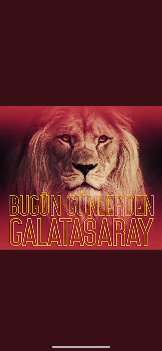 #BugünGünlerdenGALATASARAY 
🦁💛❤️💛❤️