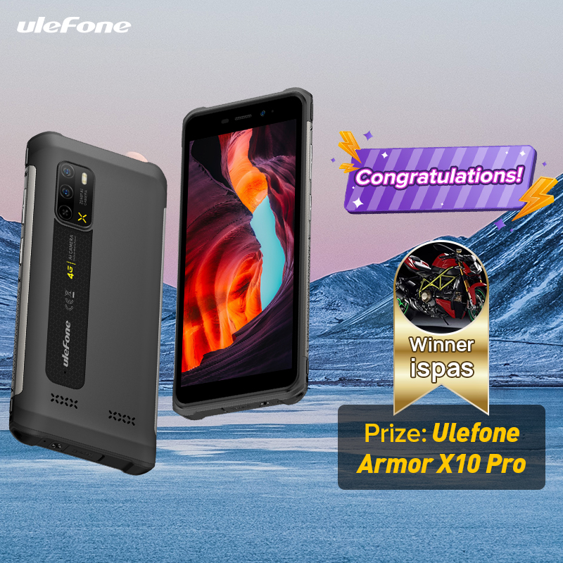 UlefoneMobile's tweet photo. Congratulations! 🎉🎉🎉
The Ulefone Armor X10 Pro Twitter Giveaway Winner Is @ispasion22 . Please pay attention to your private message. Next giveaway is just around the corner, stay tuned!!!
Follow up>>> https://t.co/1rWRocYdcc
#ArmorX10Pro #Ulefone #Giveaway #Winners https://t.co/AhL3vRnl9G