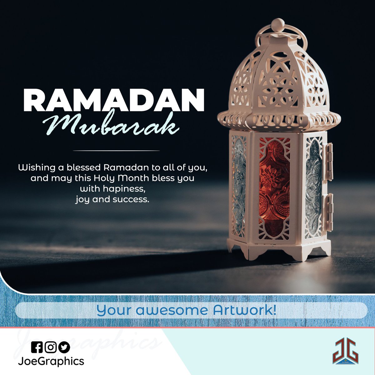 KiyembaJoseph5's tweet photo. Ramadan Mubarak to all our Muslim Clients around the world. May this Holy Month bring Joy, Harmony and Serenity into your lives.
.
.
#JoeGraphics
#RamadanMubarak https://t.co/0L57kJjDTK