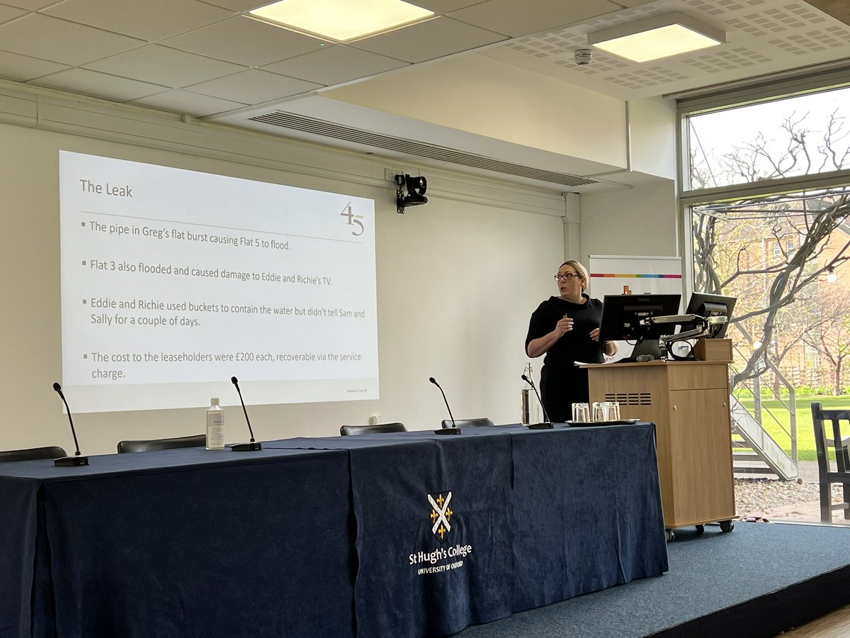 .<a href="/annabelheath4/">Annabel Nuttall Heath</a> <a href="/45GRAYSINNSQ/">4-5 Gray's Inn Square</a> is taking us through some of the challenges with disrepair and long leases #OxfordWeekender