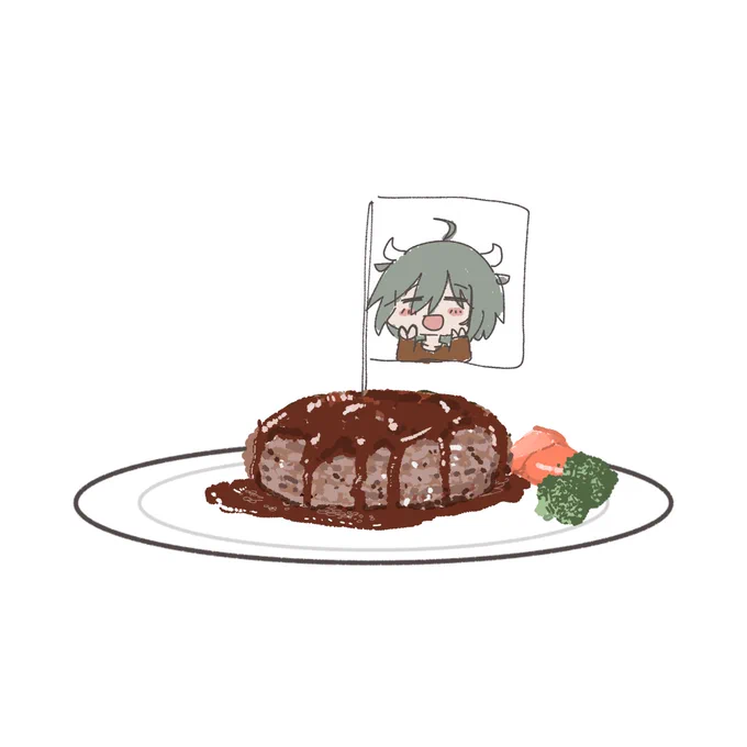 牛のらりさん 
