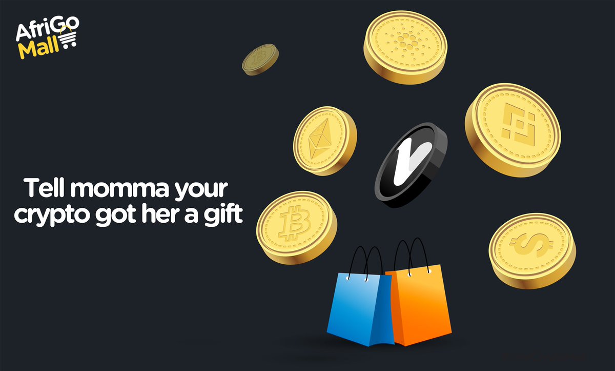 AfrigoMall's tweet photo. So we said you can now use your crypto currency to buy them a gift from your #1 crypto shopping mall.
#yourcryptomall #AfriGoMall #cryptocurrency https://t.co/Lzx0BUbu7f