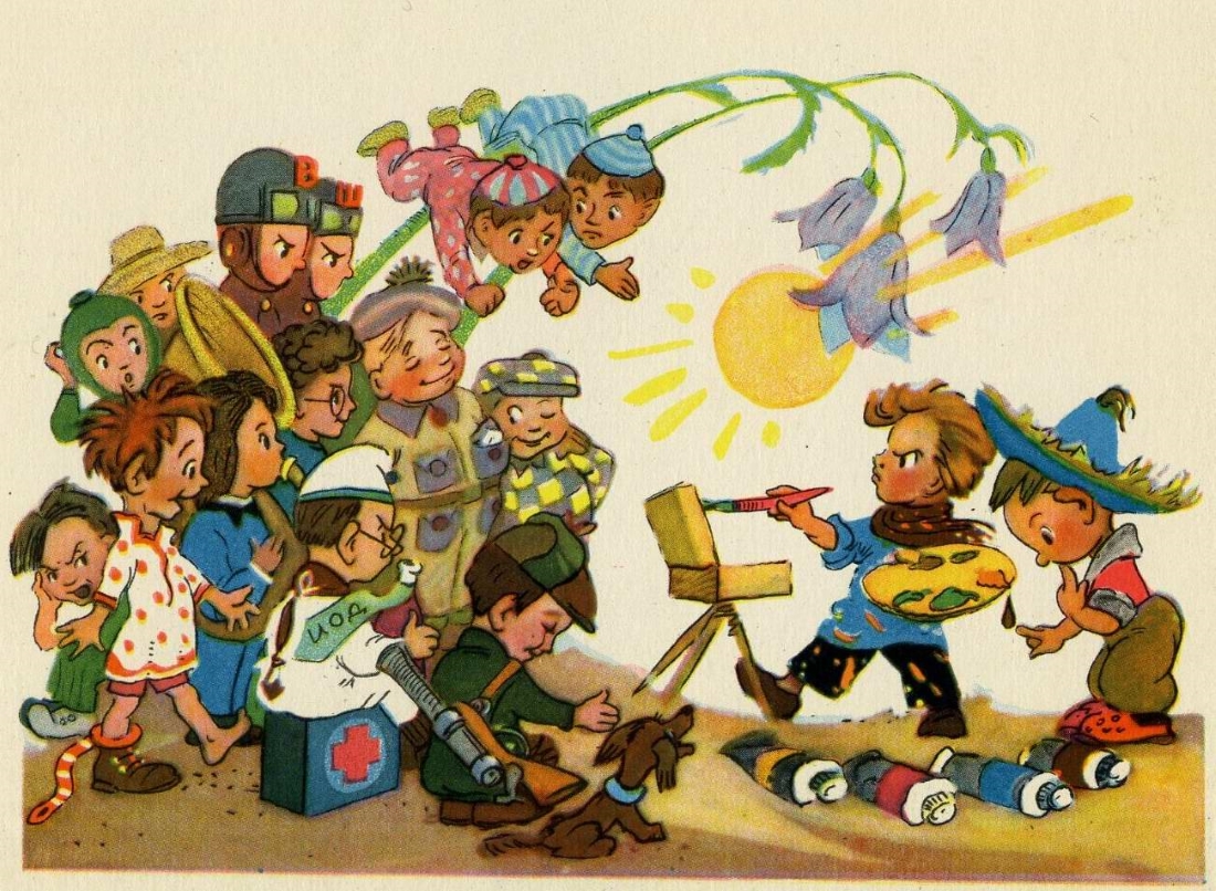 Russia's tweet photo. 📚Today is International Children's Book Day!

Russians can't imagine their childhood without their beloved book characters, such as inventive #Neznaika (“Know-Nothing”), prudent #Matroskin the Cat, kind &amp; naive #Cheburashka - and, of course, brave heroes of Russian fairy tales! https://t.co/UGOc7F9JqL