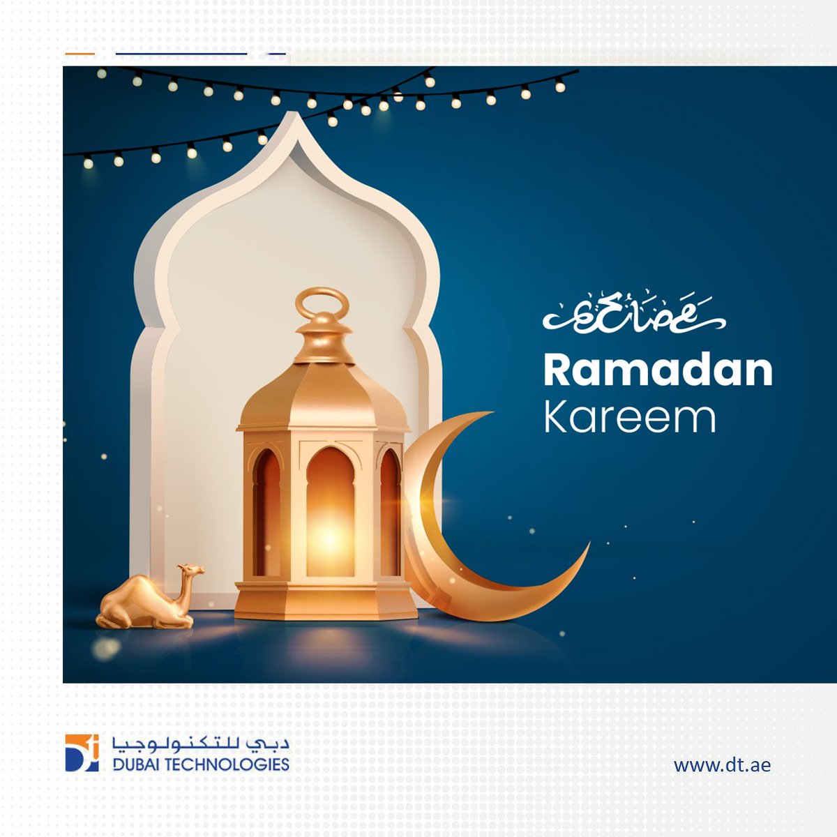 DubaiTech1994's tweet photo. May blessing, happiness and joy find you and your home as we celebrate the holy month of Ramadan. Ramadan Kareem from Dubai Technologies! ✨

#DubaiTechnologies #Ramadan #RamadanKareem #RamadanMubarak #Ramadan2022 https://t.co/h5WnwpIAtO