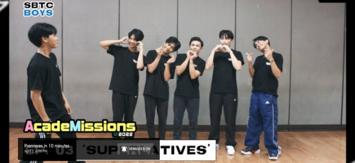 PLUUStream's tweet photo. 💾  [#AcadeMissions]

Another episode of AcadeMission is here and it will premiere later at 6PM PHT! Let’s see how riotous the boys are and how well they know each other 😁 

Catch you in the live chat, Strays! 

▶️ https://t.co/8FhnjWcC06

Superlatives Game with SBTCB https://t.co/CTxMA30Sfa