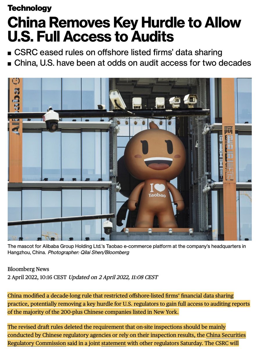 CSRC turning rhetorics into action.

$BABA $NIO $JD $BIDU $KWEB $CWEB.