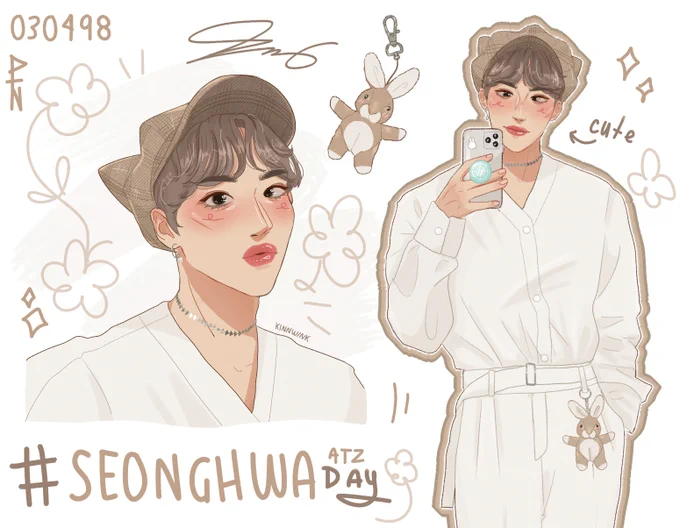 happy bday star!! 🤍
#우리의_별_성화야_생일축하해 
#BrightStarSeonghwaDay

#SEONGHWA #성화 #ATEEZ #ATEEZFANART 