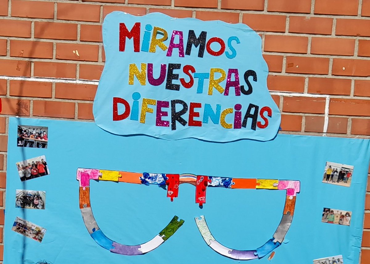 Mirem les nostres diferències mitjançant unes ulleres molt especials 💙🟠#DiaMundialAutismo