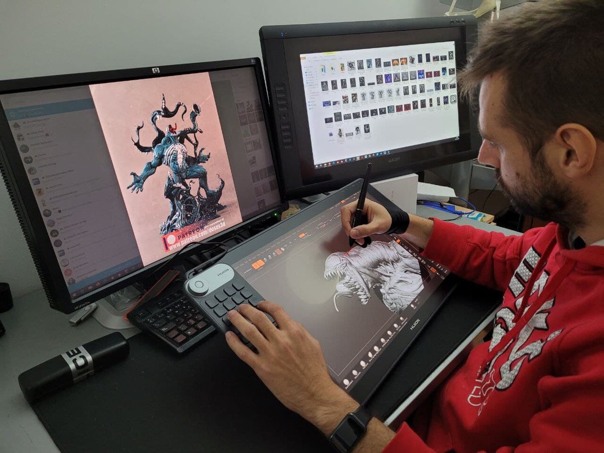 HuionFr's tweet photo. Venon
Quelle conception de l'action dominante !
Merci à l’artiste: @doses3d
#Kamvas22plus #KD100
#huion #huionfrance #huiontablette #marvel #venon #portrait #magnifique #designer #zbrush #3Dart #artdigital #artiste #sculpture #sculpter #dark #spiderman #puissant #dominante https://t.co/2FgZSvav7o