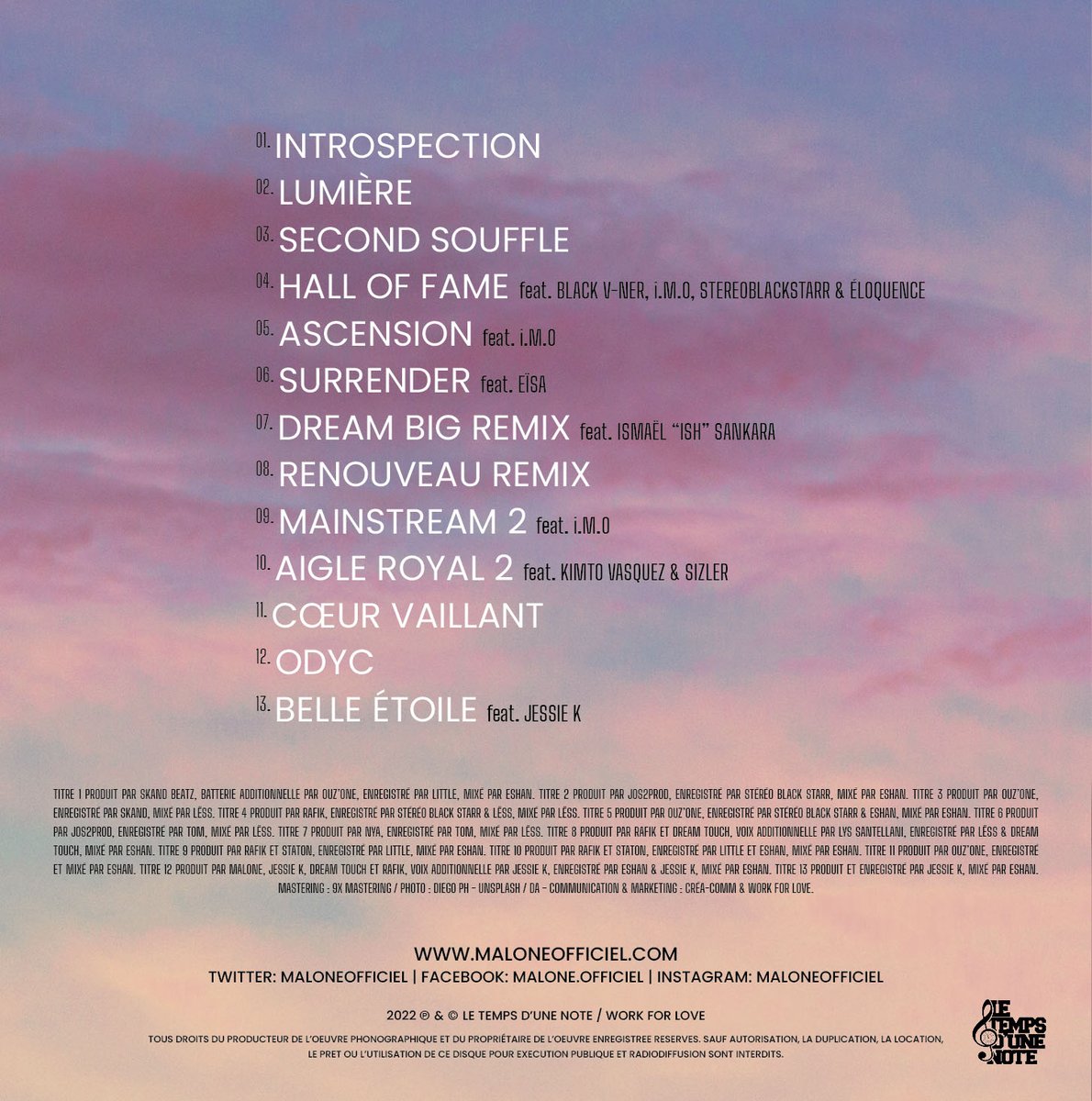 Mon nouvel album SECOND SOUFFLE est en ligne depuis hier sur toutes les plateformes ! Belle découverte ! music.imusician.pro/a/y7EEnyHx/mal… ! #malone #dunreveaunautre #nouvelalbum #secondsouffle #workforlove #huguesanhes #musique #poesie #rapconscient