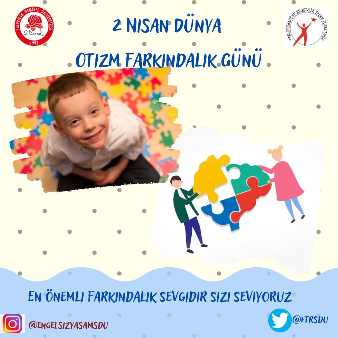 ftrsdu's tweet photo. Özel çocuklarımızın en önemli ihtiyacı,sosyal yaşama adaptasyondur ve bunu sağlayacak en önemli etmen, toplumumuzun "otizm" farkındalığının artmasıdır.
Otizmin farkındayız, onların yanındayız
@sdutopluluklar https://t.co/6GUh0jIhcj