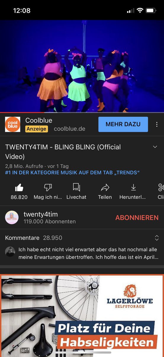 Fast Youtube deinstalliert