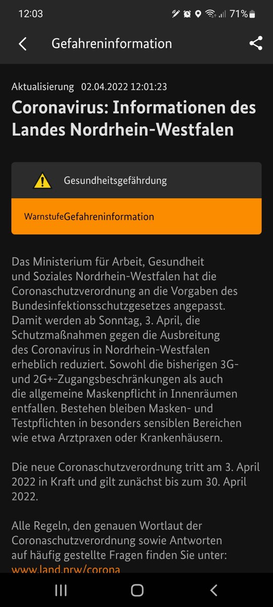 steelsicher's tweet photo. "Gesundheitsgefährdung" kommt hin. Tolle unfreiwillige Situationskomik von NINA. https://t.co/EGxCf06ppR