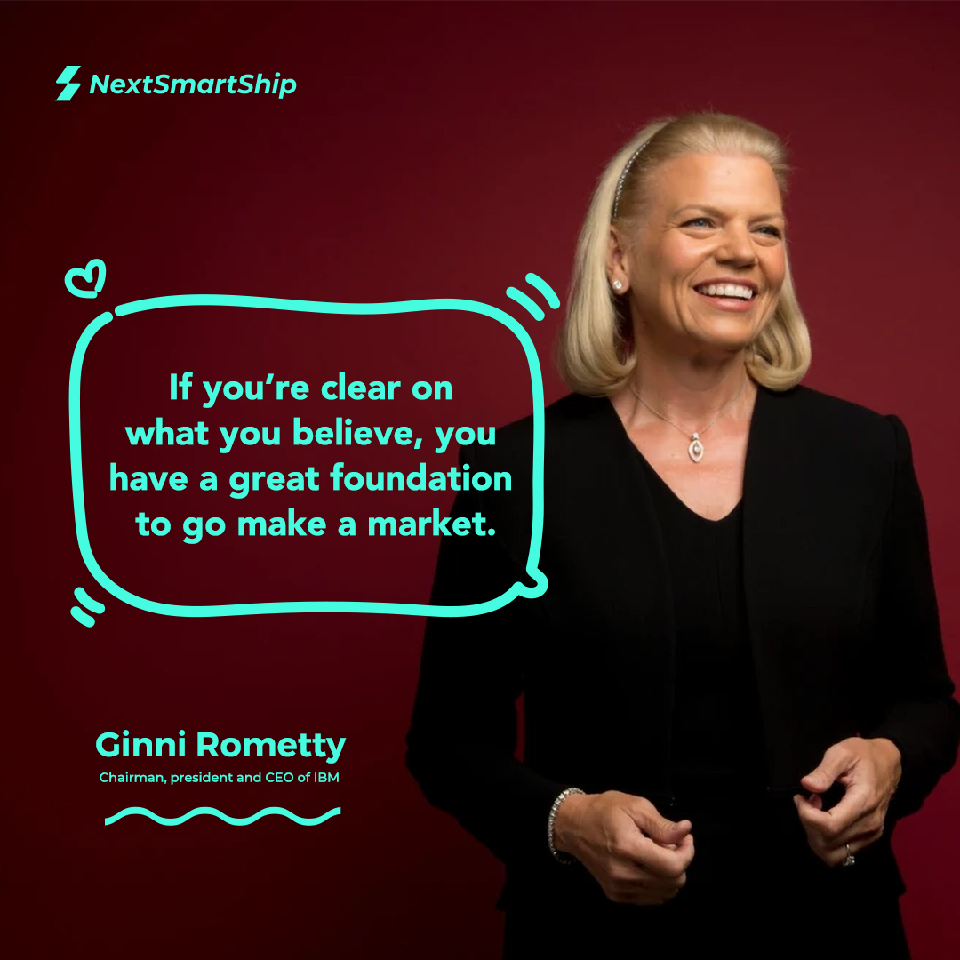nextsmartship's tweet photo. Let's find #inspiration from the strong female business leader of the world Ginni Rometty for this week. 🥰
Hope this #quotes inspire you to make decisions in your business that will move you higher. 💪
#TimeToEcommerce https://t.co/fFfqiCL2Hg