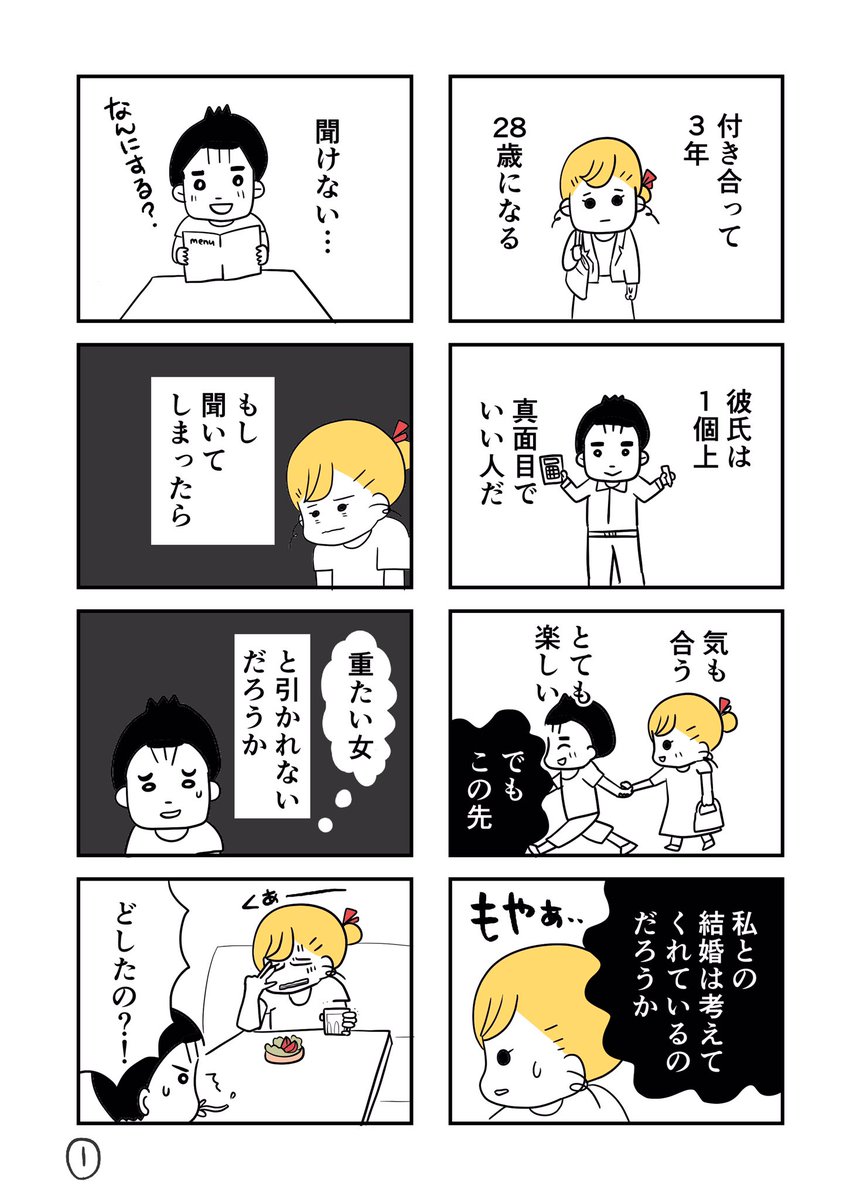 🌸パートナーは結婚を考えてくれてるのかな?①(1/4)
#結婚クロージング 