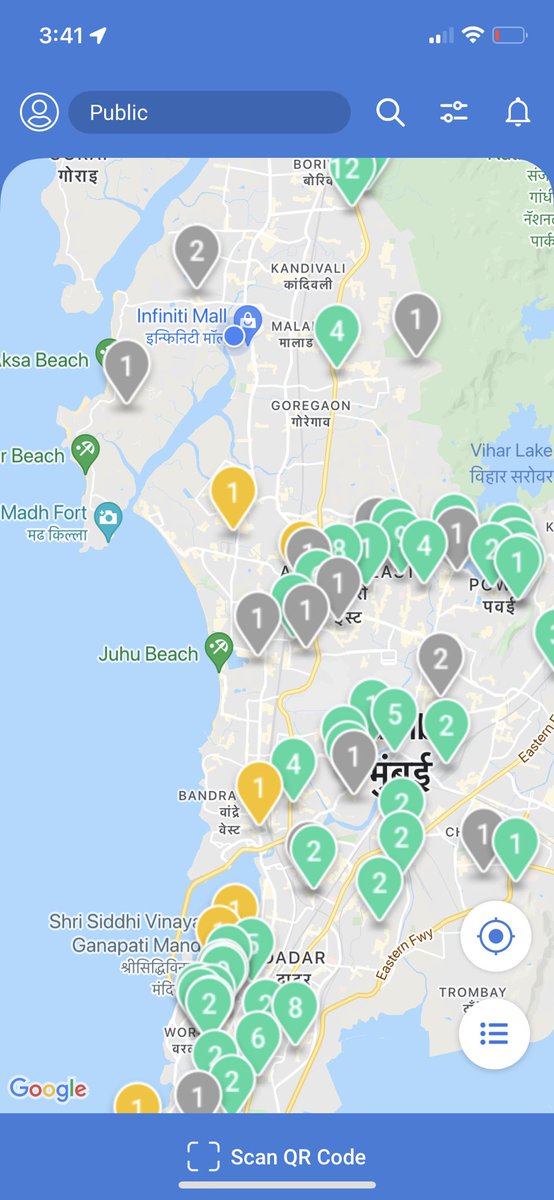 ⁦<a href="/AslamShaikh_MLA/">Aslam Shaikh, INC 🇮🇳</a>⁩ ⁦<a href="/AUThackeray/">Aaditya Thackeray</a>⁩ this is the map of ev charging stations in Mumbai almost nil public charging infra in Malad Goregaon area…builders not allowing to set up chargers in the society how will suburb move to #electricvehicle …