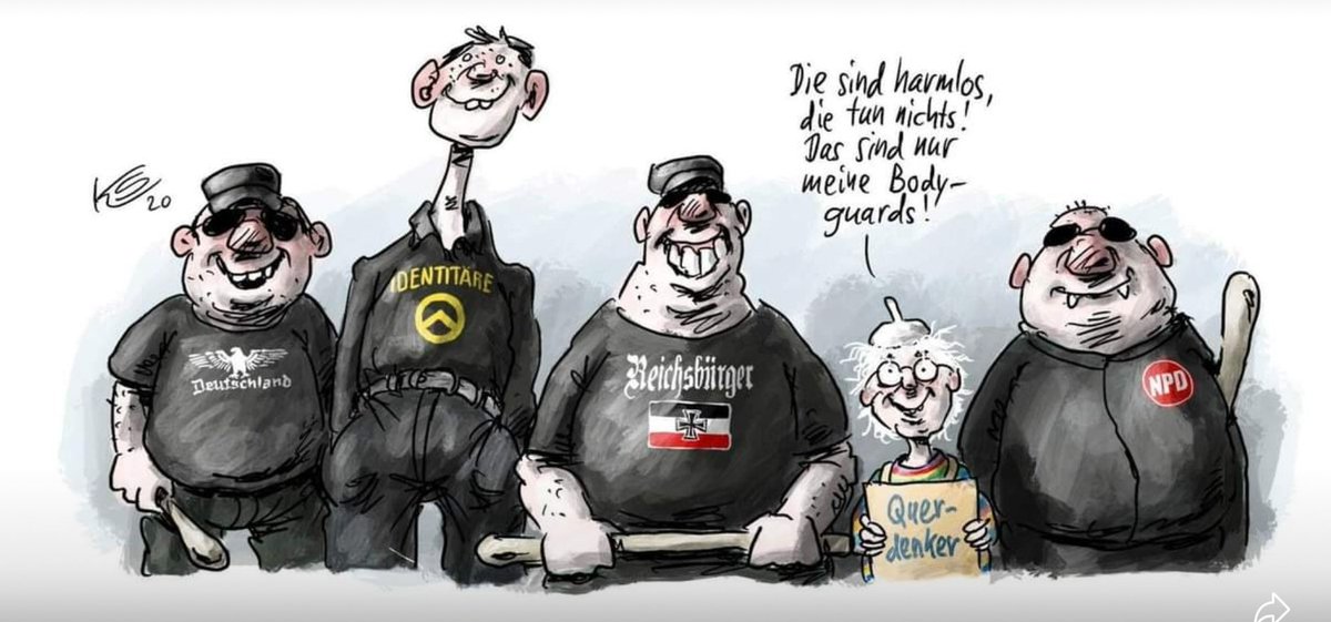 Wer mit Nazis, Faschisten, Antisemiten marschiert, ist Nazi, Faschist, Antisemit.

Wer mit Holocaustverharmlosern marschiert, verharmlost den Holocaust. 

#CoroNazis #LE0204 #Querdenker #Leipzig