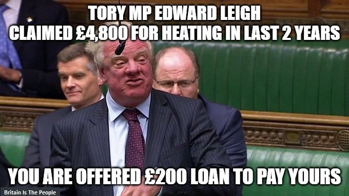 MrGazz_ICT's tweet photo. You would think this was an #AprilFoolsDay post but it's not #EdwardLeigh #Expenses on #energy #bills
If you elect #clowns, you get a #circus
#CostOfLivingCrisis #ToryBrexitDisaster
#ToryCovidCatastrophe
#ToryRussianMoney
#partygate #ToriesPartiedWhilePeopleDied #BozoMustGo https://t.co/PLET8DcNp0