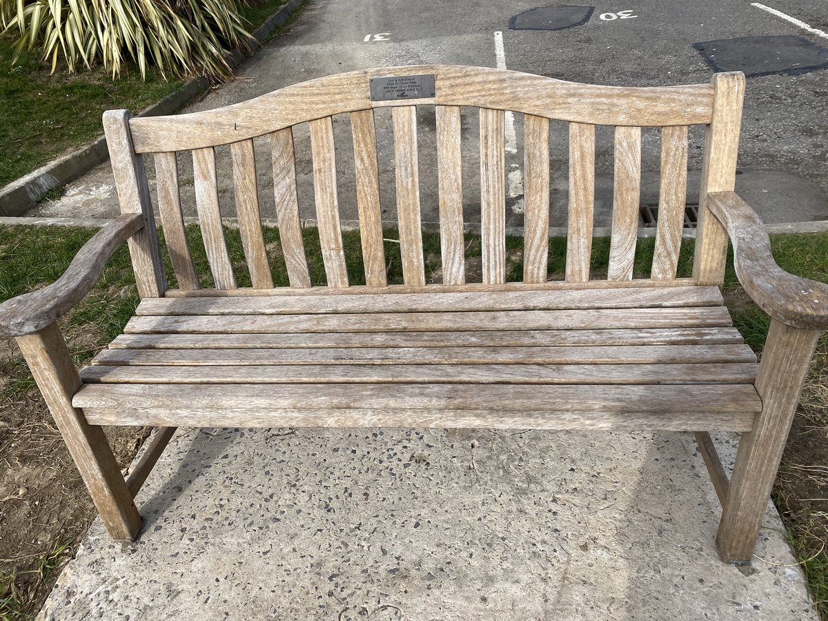 spanna_bates's tweet photo. Thank you so much for moving the bench and mine and Elizabeths handy work on the cement following the kind donations raised @BBC #streetauction for @fraserbearbates and @stueybates and continuing to #Believe in @NHSOrganDonor https://t.co/TF7lrgJRZq