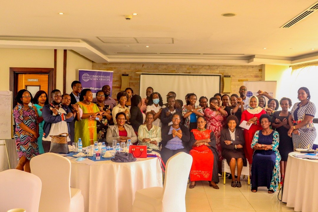 UgBritish's tweet photo. British Council Commonwealth Scholarships Alumni held a breakfast meeting in commemoration of the #iwd22 themed Breaking barriers towards women and girls' participation in decision making and Leadership
#BreakingBarriers
#BreakingBiases
#InternationalWomensDay2022 https://t.co/BxQOYJNBR0