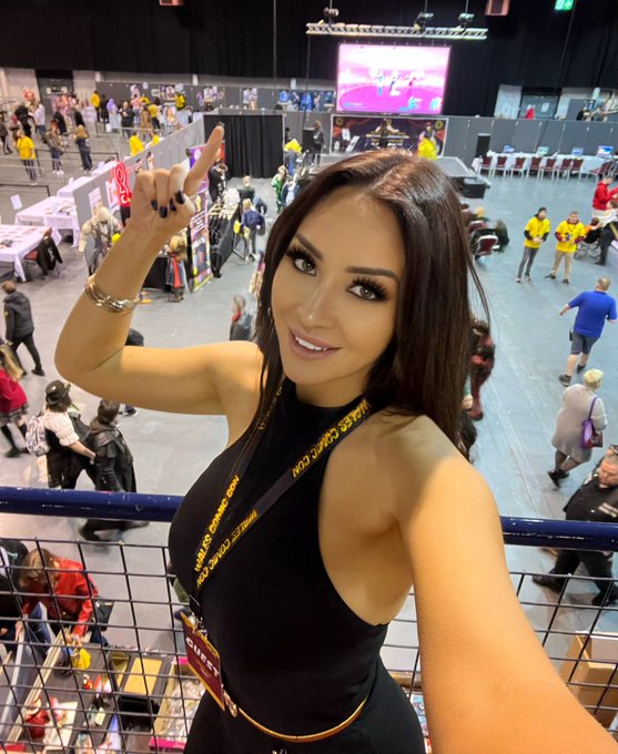 Day 1 @walescomiccon !  Come to the Gaming Stage to watch my first interview at 1pm with @MickWingert<a class="tags" target="_blank" title="On Twitter" href="/?out=eyJ0eXAiOiJKV1QiLCJhbGciOiJIUzUxMiJ9.eyJpYXQiOjE3MjA3MjgzMTYsImlzcyI6InR3cG9ybnN0YXJzLmNvbSIsIm5iZiI6MTcyMDcyODMxNiwiZXhwIjoxNzUyMjY0MzE2LCJyZWRpcmVjdF91cmwiOiJodHRwczovL3R3aXR0ZXIuY29tL3dhbGVzY29taWNjb24ifQ.lKIs9ltbmNgiCVTyJzJgqholvoMqHsRcU-lbkZTnbiqke2K_6g6HhtL4N4fpZeokKIgbzMCC6xkjg9dvWGgYDA">@walescomiccon</a><a href="/tag/cosplay"class="tags"><span>#cosplay</span></a>