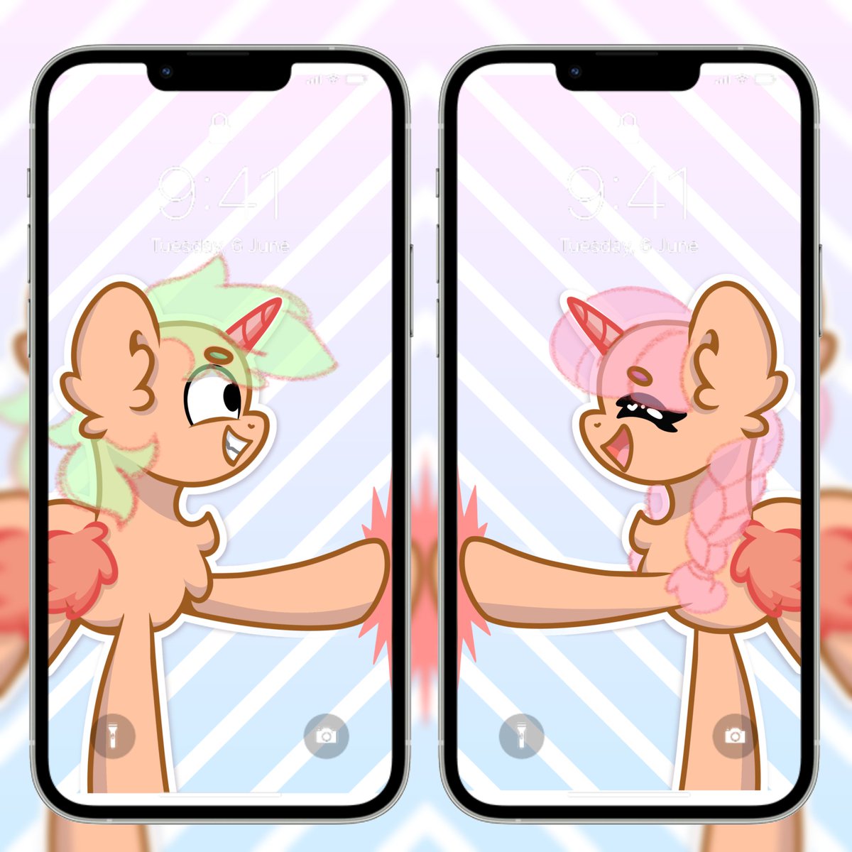 🔥YCH Matching wallpapers brohoof re-opened !!!
❤️Want one ? 
👉Bid on this link ;)
ych.commishes.com/user/MintyJoy/