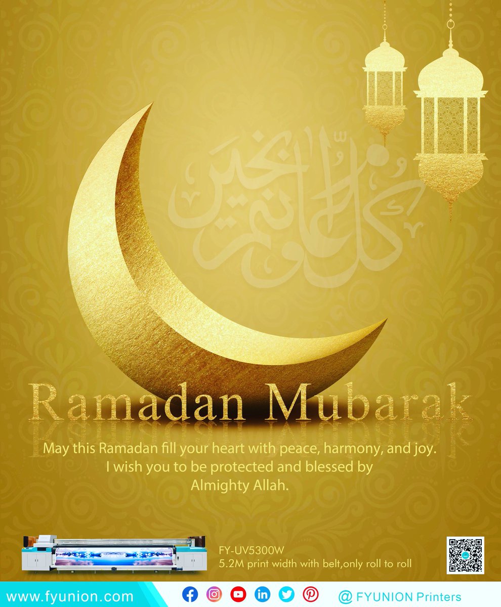 Fyunionprinters's tweet photo. Ramadan Mubarak to our Muslim friends! https://t.co/Lud3kAEfvA