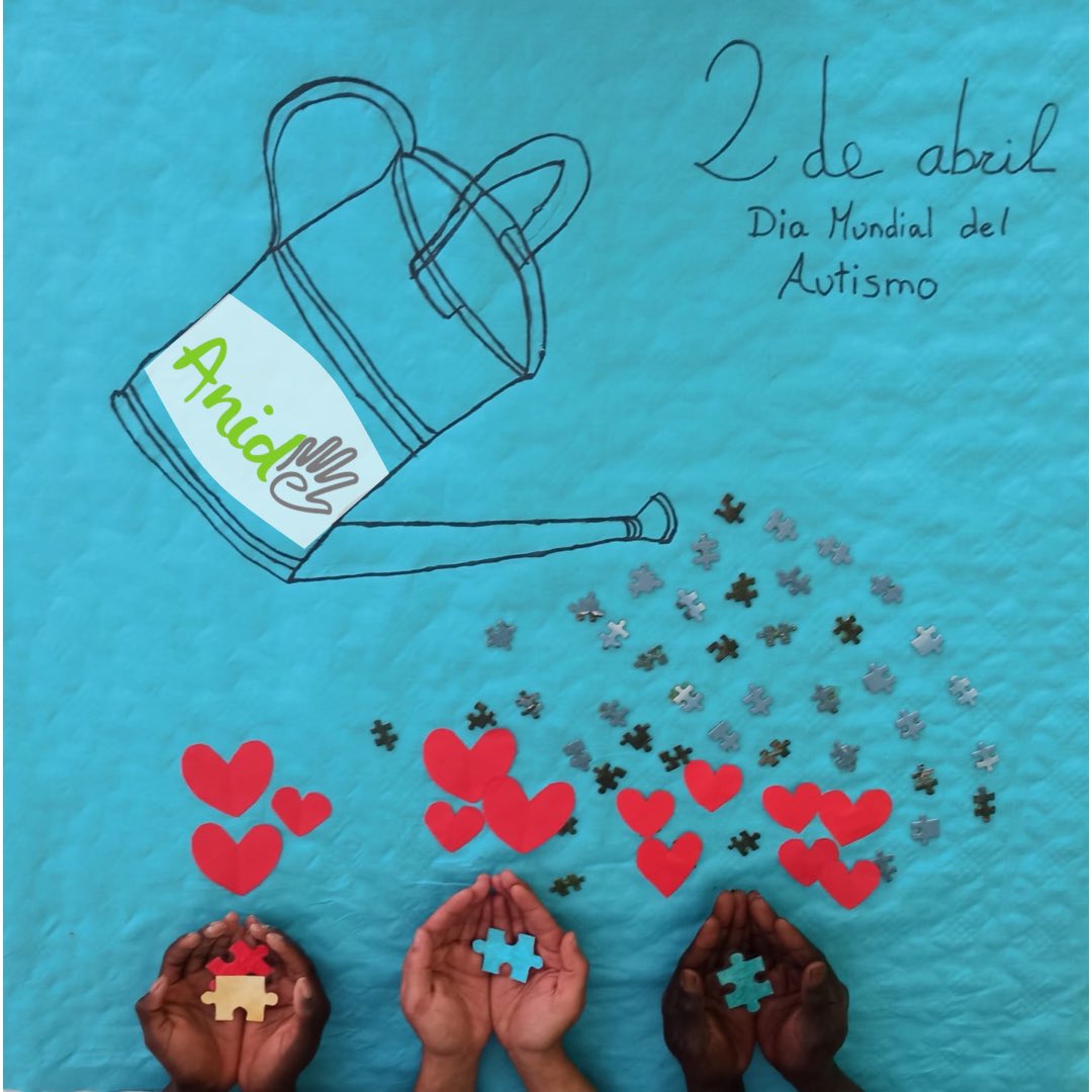 Hoy, como cada 2 de abril, desde Anide conmemoramos el #DiaMundialdelAutismo con el fin de poner en relieve la necesidad de contribuir a la mejora de la calidad de vida de las personas con #TEA, para que puedan vivir como ciudadanos de pleno derecho.